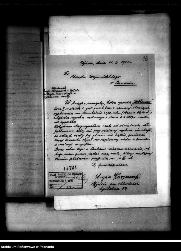 Obraz 19 z jednostki "Majątek Jabłonowo powiat chodzieski sprawy gminne i ubogich"