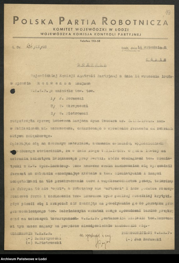 Obraz 20 z jednostki "Uchwały Komisji"