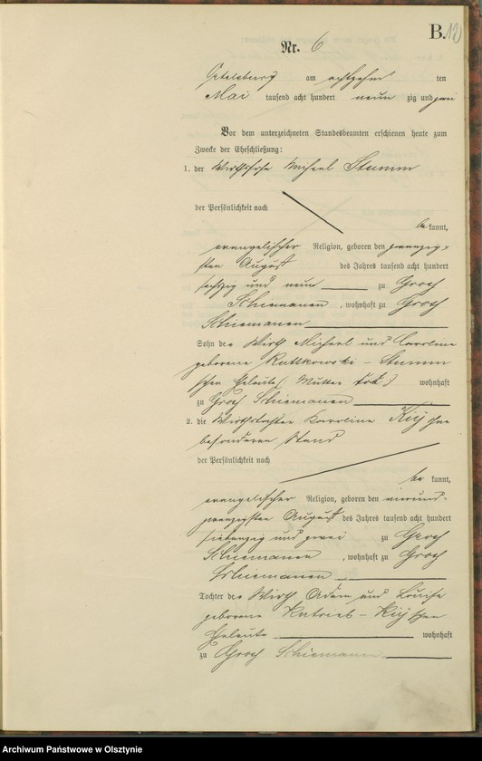 image.from.unit.number "Heiraths-Haupt-Register Nr 1 - 14"