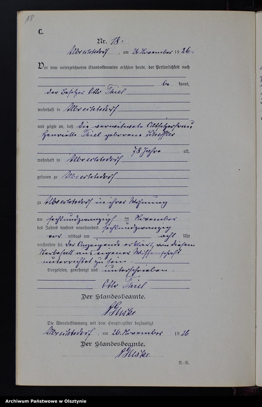 image.from.unit.number "Sterbe-Neben-Register Nr 1 - 18 [ Księga zgonów - wtóropis ]"