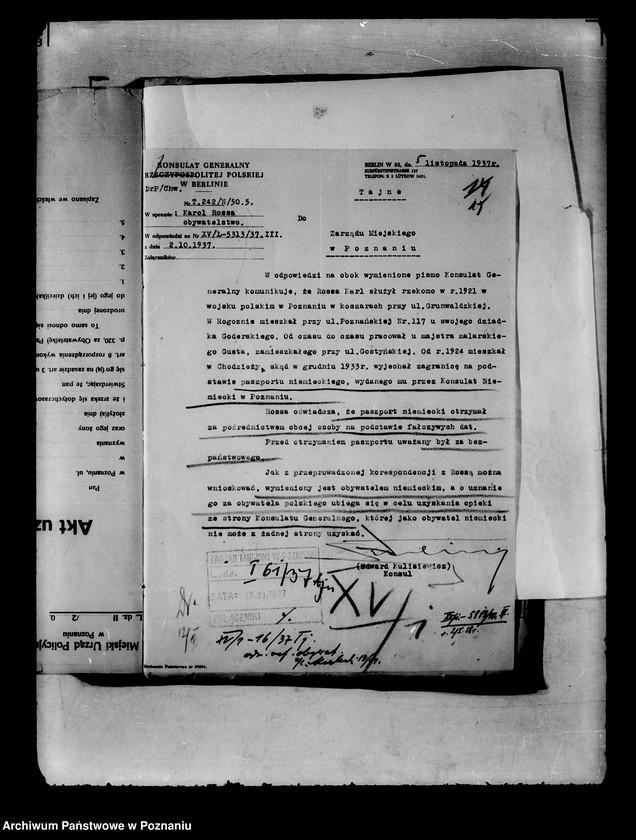 Obraz 19 z jednostki "Karol Rossa /sprawa obywatelstwa/"