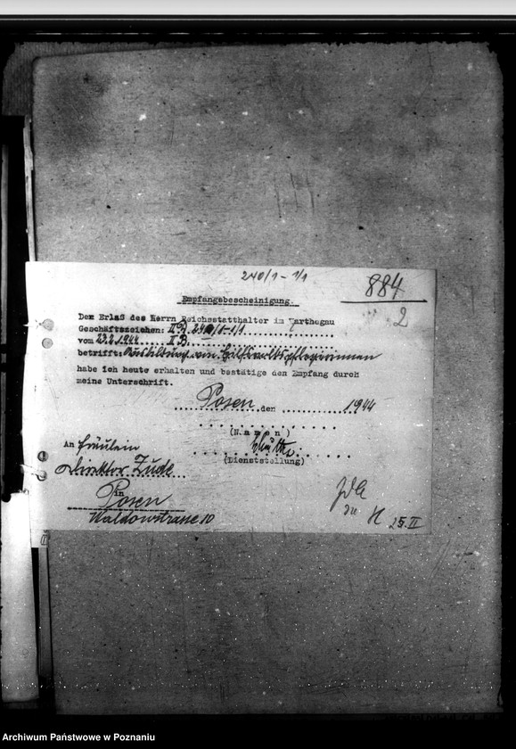 Obraz 6 z jednostki "III. Vollehrgang zur Ausbildung von Volkspflegerinnen - Beginn 17.10.1944"