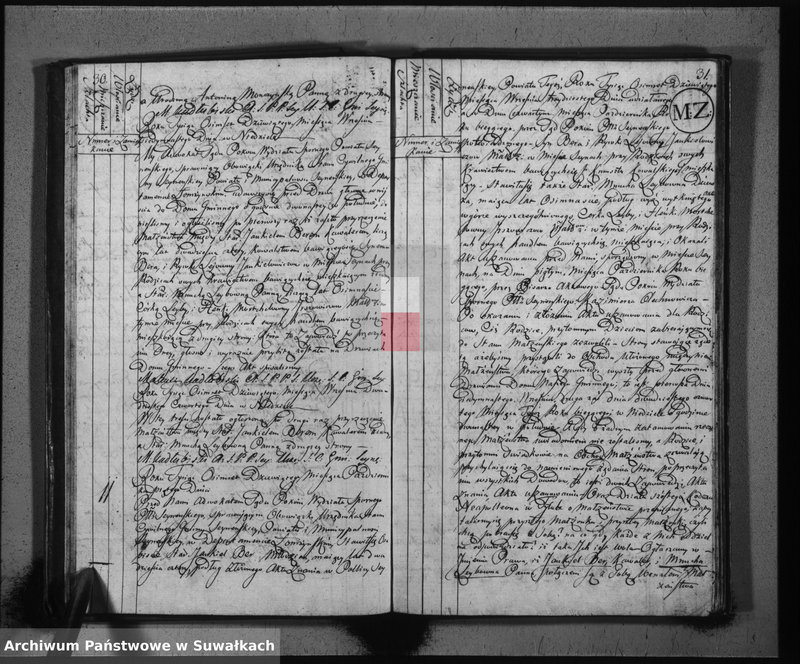 Obraz 18 z jednostki "Akta małżeństwa gminy seyneńskiey od 1-go maja 1809"