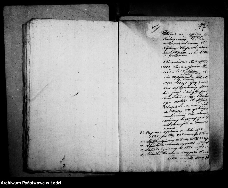 Obraz 17 z jednostki "Akta ławnika czynnego osady fabrycznej Łódka tyczące się sekwestracji majątku ruchomego Tytusa Kopischa"