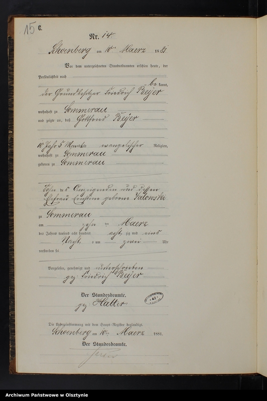image.from.unit.number "Sterbe-Neben-Register Nr 1 - 70"