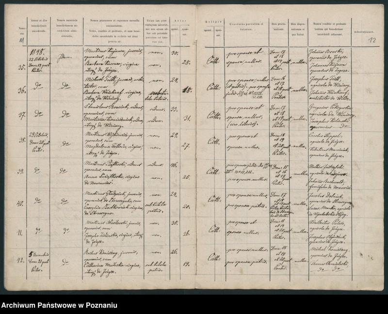 Obraz 8 z jednostki "Księga małżeństw"