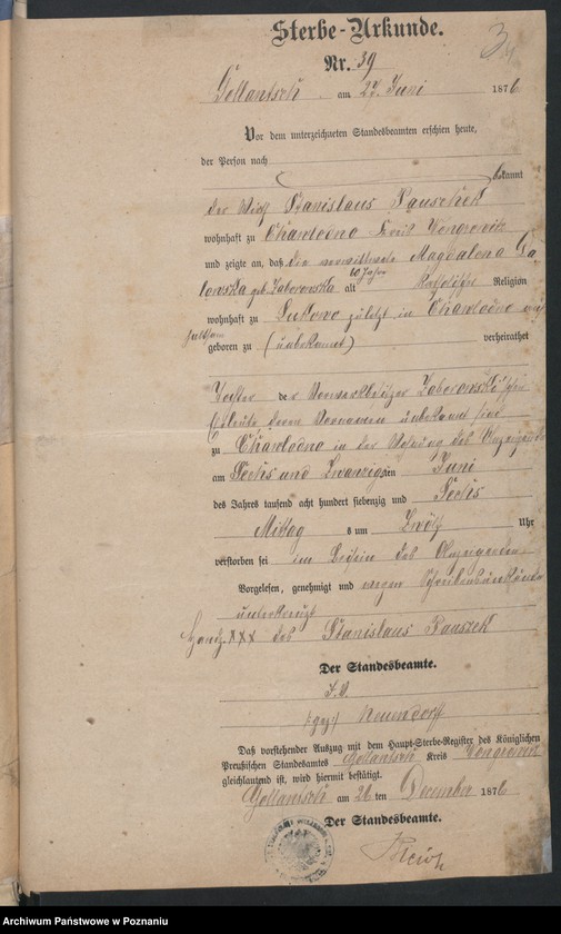 Obraz 6 z jednostki "Die von den Verlobten beizubriegenden Urkunden"