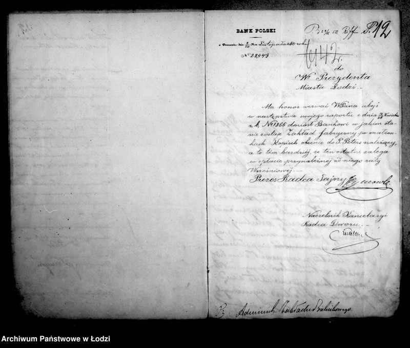 Obraz 13 z jednostki "Akta tyczące się zakładu bielnikowego"