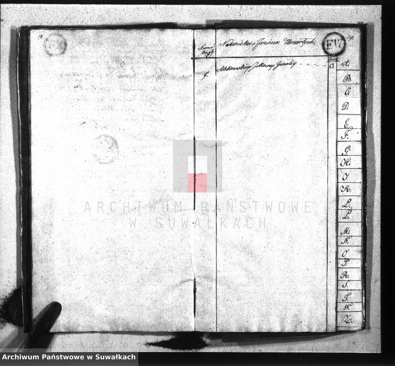 image.from.unit.number "Akta zejścia gminy wiżańskiey obwodu seyneńskiego, w województwie augustowskim od dnia 1-go stycznia do 31 grudnia 1825 roku"