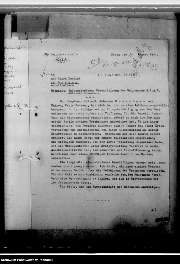 Obraz 14 z jednostki "Rosenbaum, Karl - komisarz obwodowy"