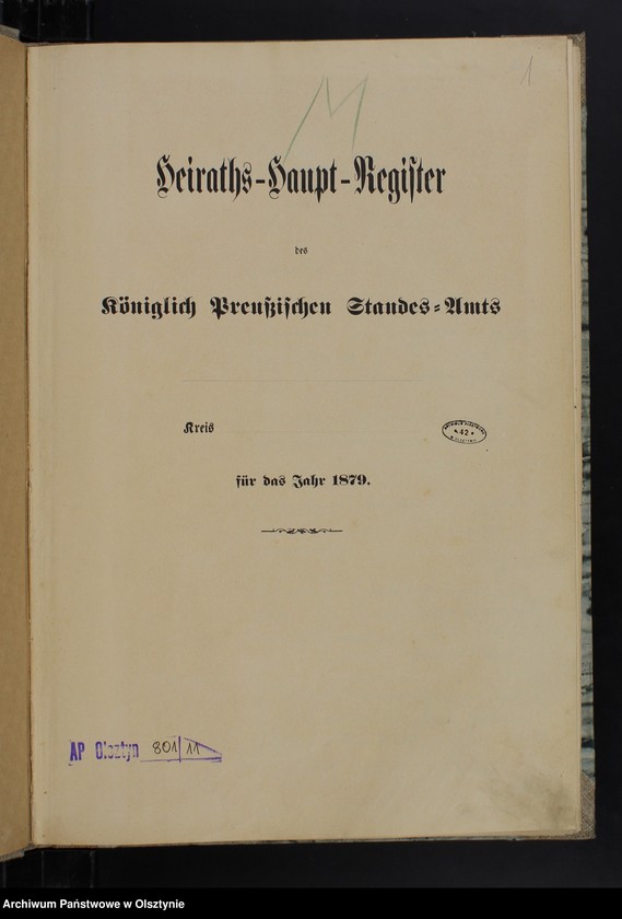 image.from.unit.number "Heiraths-Haupt-Register Nr 1 - 8,1 - 18,1 - 7,1 - 12,1 - 15 i 1 - 12"