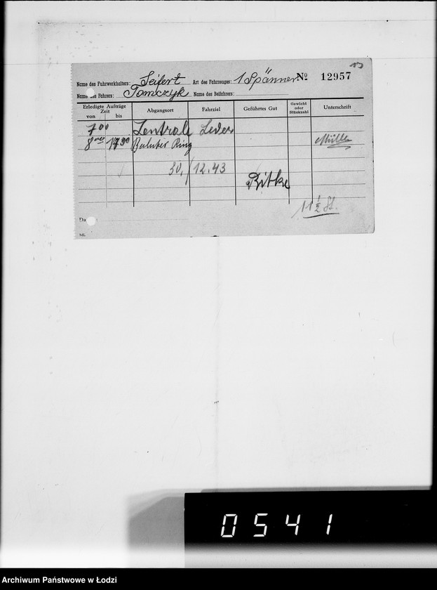 Obraz 16 z jednostki "[Alfons Seifert. Rachunki za dostawy towarów dla Getta]"