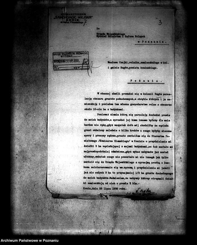 Obraz 7 z jednostki "/Parcelacja majątku w Rzgowie powiatu konińskiego/"