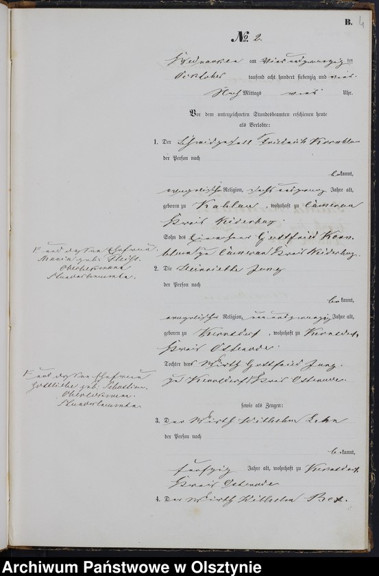 image.from.unit.number "Heiraths-Neben-Register Nr 1 - 16"