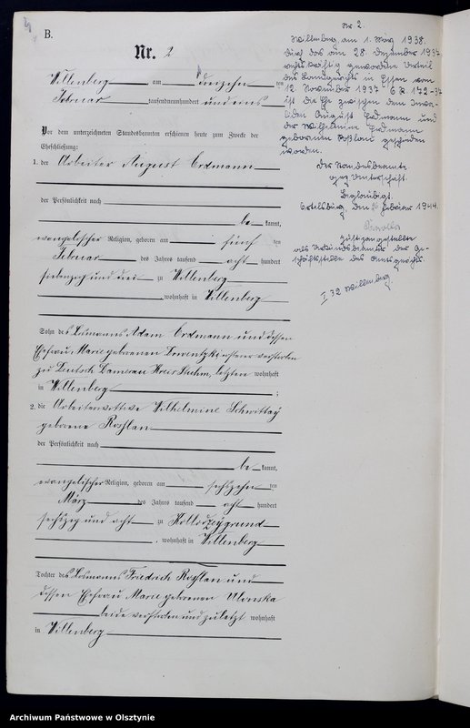image.from.unit.number "Heiraths-Neben-Register Nr 1 - 21"
