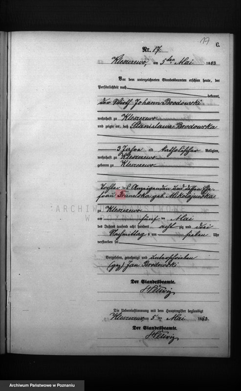 Obraz 18 z jednostki "Księga zgonów"