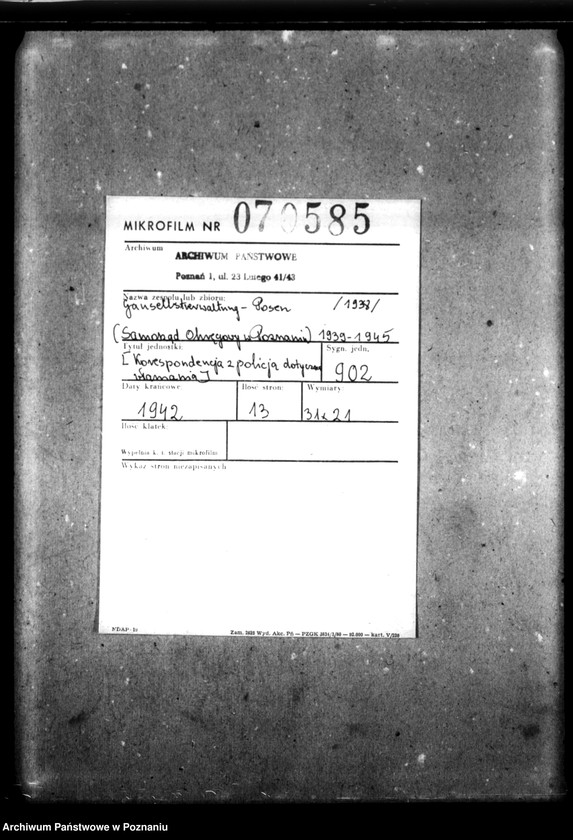 Obraz 2 z jednostki "Schriftwechsel mit der Polizei [Korespondencja z policją dotycząca włamania]."