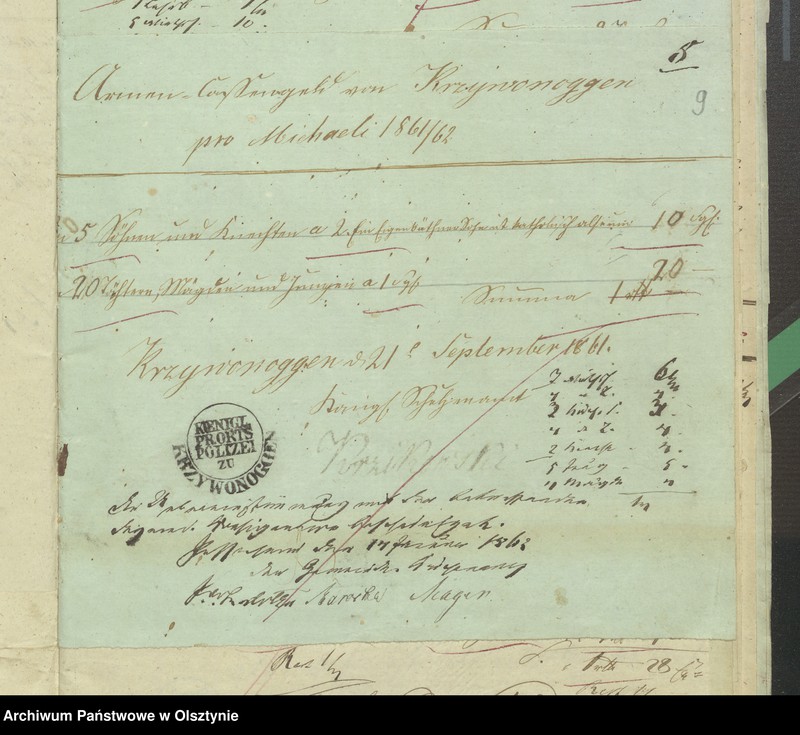 image.from.unit.number "Einnahme und Ausgabe Beläge zur Kirchspiels Armen-Kassen-Rechnung"