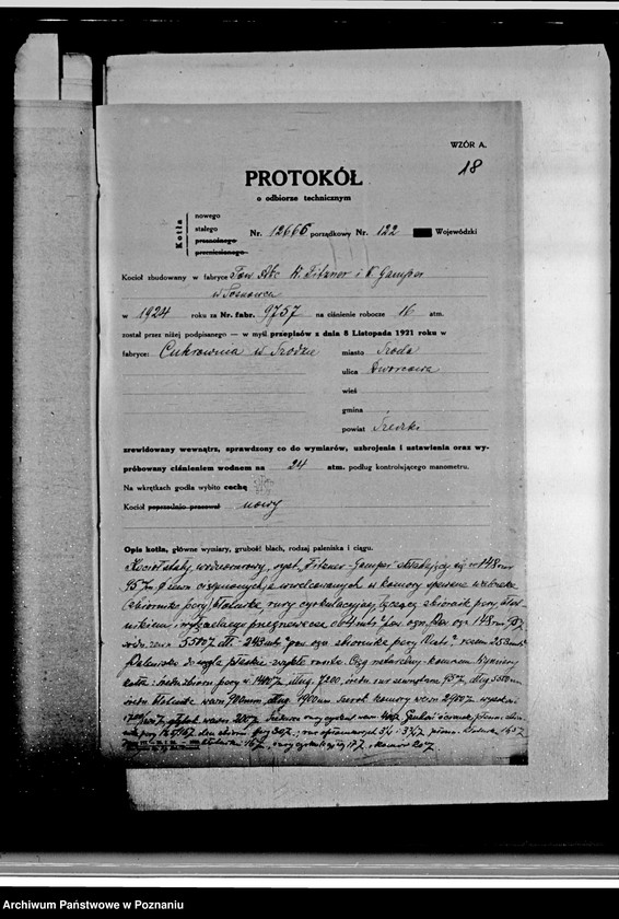 Obraz 20 z jednostki "Cukrownia w Środzie Towarzystwo Akcyjne Nr woj. 123"