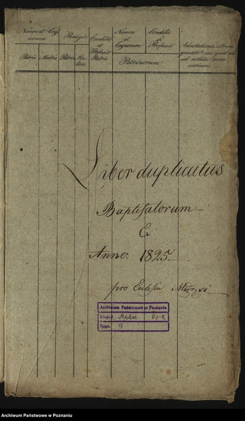 image.from.team "Akta stanu cywilnego Parafii Rzymskokatolickiej Mądre (pow. średzki)"
