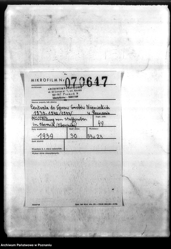 Obraz 2 z jednostki "Ausstellung von Stoffproten in Obornik (Oborniki) usw."