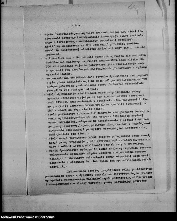 image.from.unit.number "Informacja o przebiegu narad partyjno-służbowych w prezydiach powiatowych rad narodowych poświęconych realizacji uchwały listopadowego plenum Komitetu Wojewódzkiego Polskiej Zjednoczonej Partii Robotniczej z 1965 r."