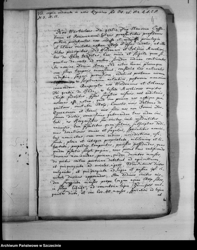 Obraz 8 z jednostki "Privilegia et Statuta der Stadt Stolpe (1310-1720)"