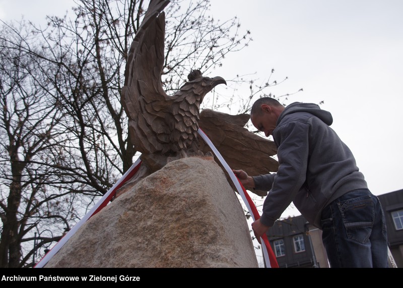 Obraz 3 z jednostki "Odsłonięcia pomnika "Żołnierzy Wyklętych" w Zielonej Górze"