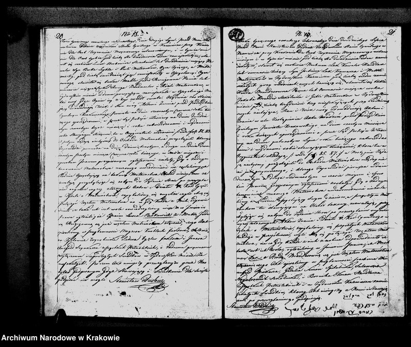 image.from.unit.number "Księga Aktow Zapowiedzi Małzenstw i Rozwodow. Gminy Wyznania Moyzeszowego. Synagogi Kazimierskiey przy Krakowie na Rok 1814"