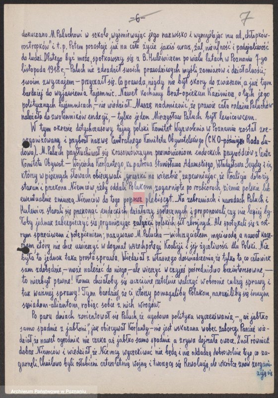 Obraz 16 z jednostki "Wspomnienia o Mieczysławie Paluchu napisane przez jego żonę Jadwigę, Janinę Krauze."