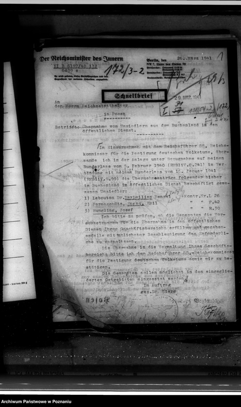 Obraz 5 z jednostki "Übernahme der Rückwanderer in den öffentlichen Dienst"