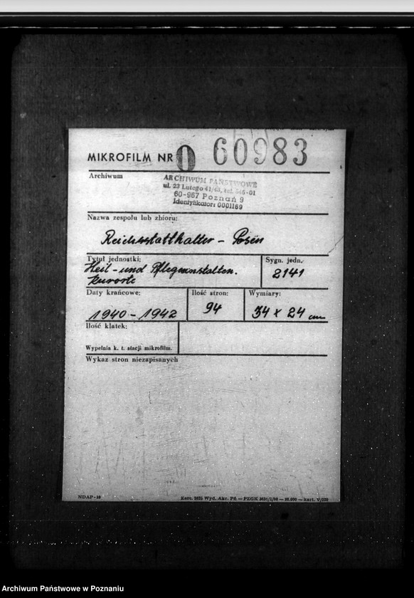 Obraz 2 z jednostki "Heil - und Pflegeanstalten. Kurorte"