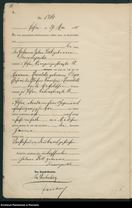 image.from.unit.number "Księga miejscowa urodzeń tom III [Rejestr główny urodzeń]"