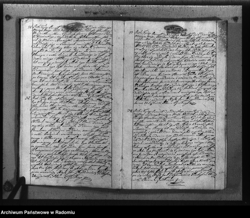 image.from.unit.number "Akta cywilne gminy Głowaczów na rok 1824"