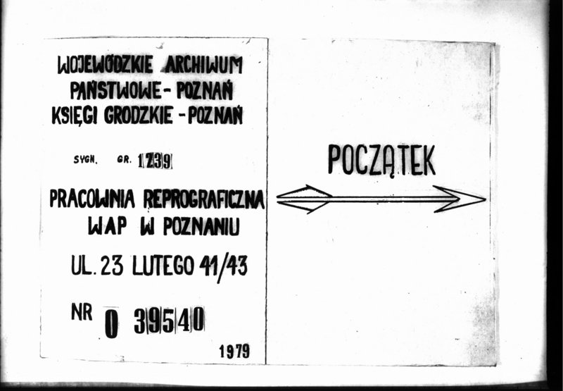 Obraz 1 z jednostki "Lib. civium, inscriptiones, relationes [protocollon]"