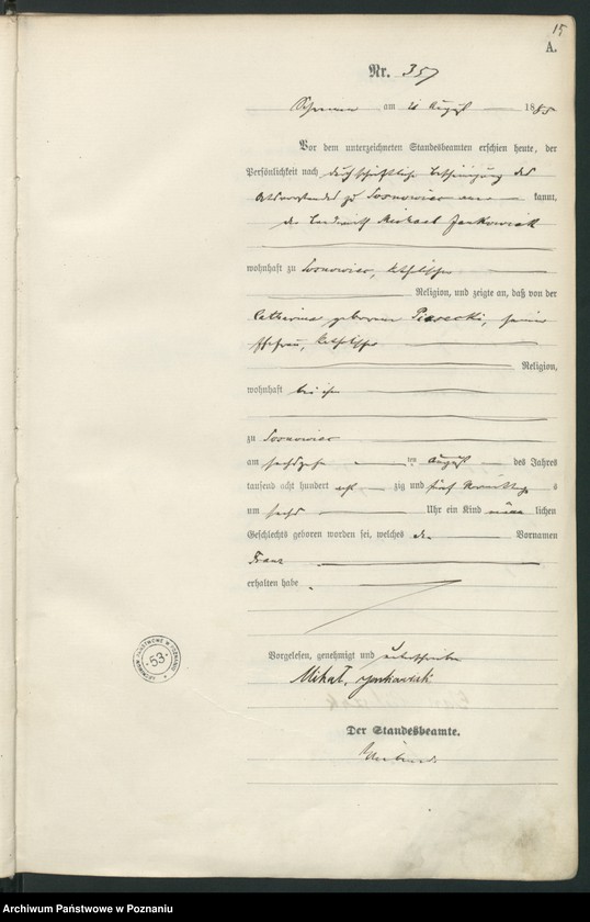 image.from.unit.number "Księga urodzeń t. II"