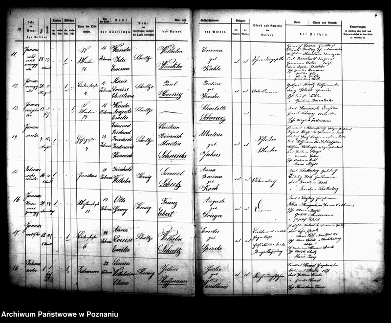 Obraz 3 z jednostki "[Akta ślubów, zgonów, urodzeń i chrztów]"