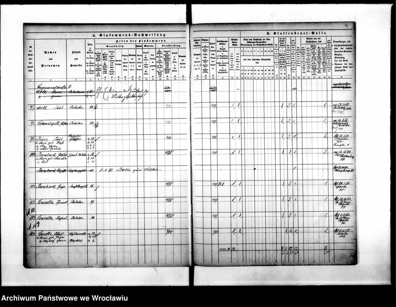 image.from.unit.number "Klassensteuerolle nebst Einkommens Nachweisung"