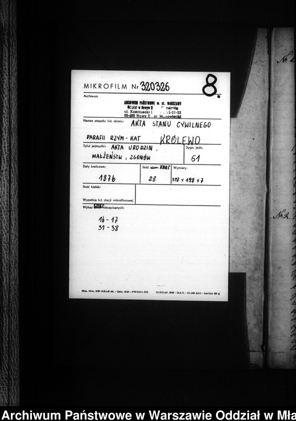 image.from.unit.number "Akta urodzeń, małżeństw, zgonów"