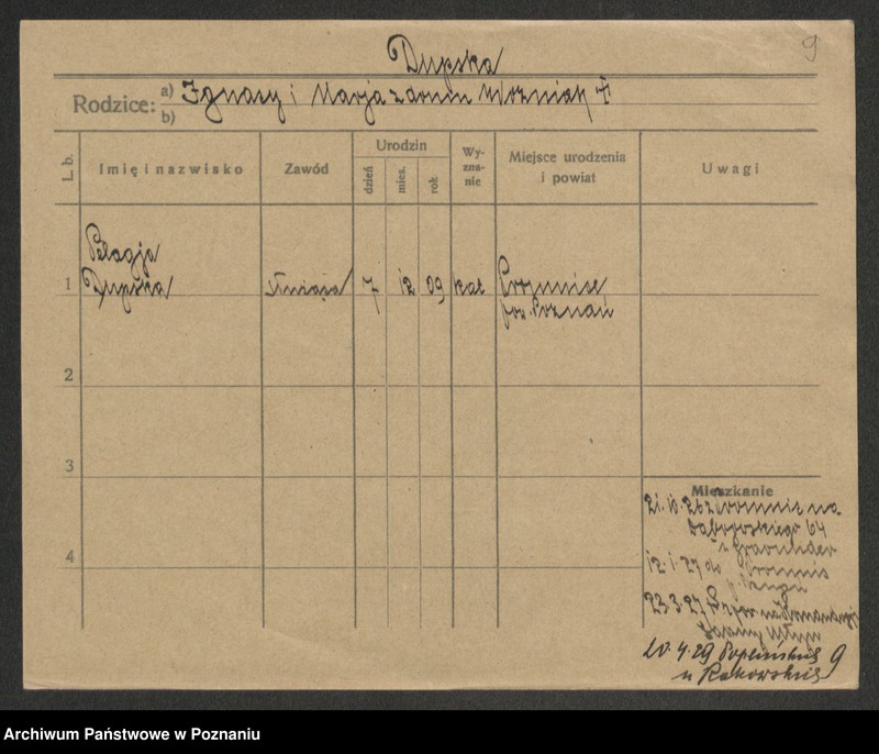 Obraz 11 z jednostki "Duninowski - Dusztecka"
