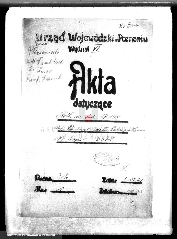 Obraz 4 z jednostki "Majątek Dąbcze, pow. leszczyński własność B. Płócieniak, nr woj. kotła 6378"