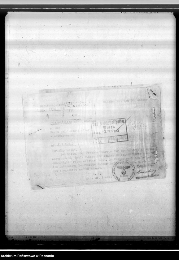 Obraz 13 z jednostki "Pawlowski, Tadeus; Karpow, Leonidas - ubieganie się o zatrudnienie w administracji ogólnej"