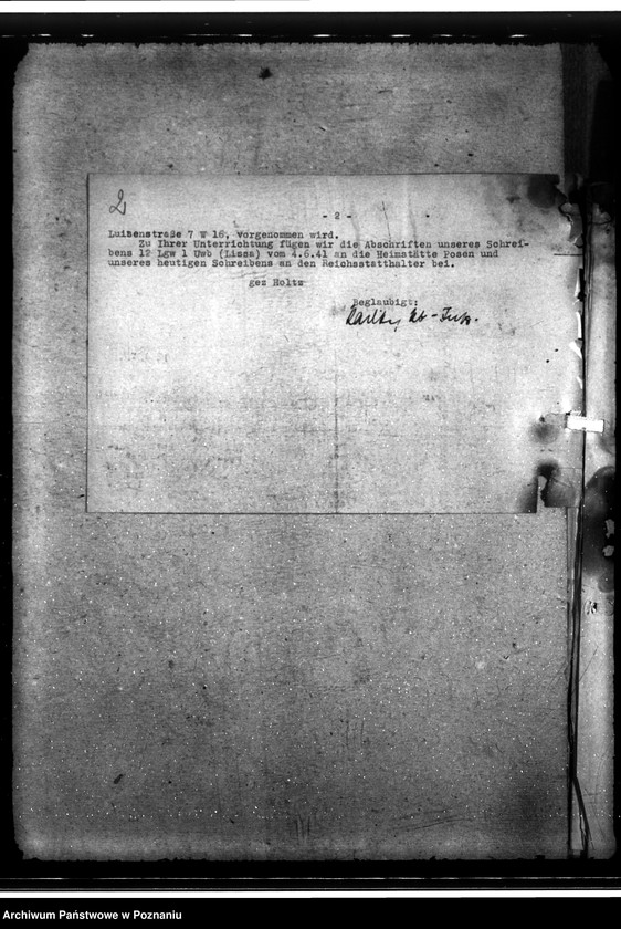 Obraz 6 z jednostki "Beamtenwohnungsverein in Lissa (Leszno)"