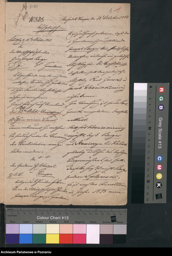 Obraz 4 z jednostki "A. betr. die Feststellung der Heimatsverhältnisse des Josef Berger aus Grembanin geboren in Baranowitz , Kreis Rybnik"