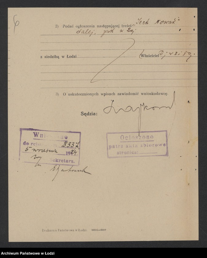 Obraz 8 z jednostki "Icek Froim Nowak- sklep kolonialnu- Zgierz"