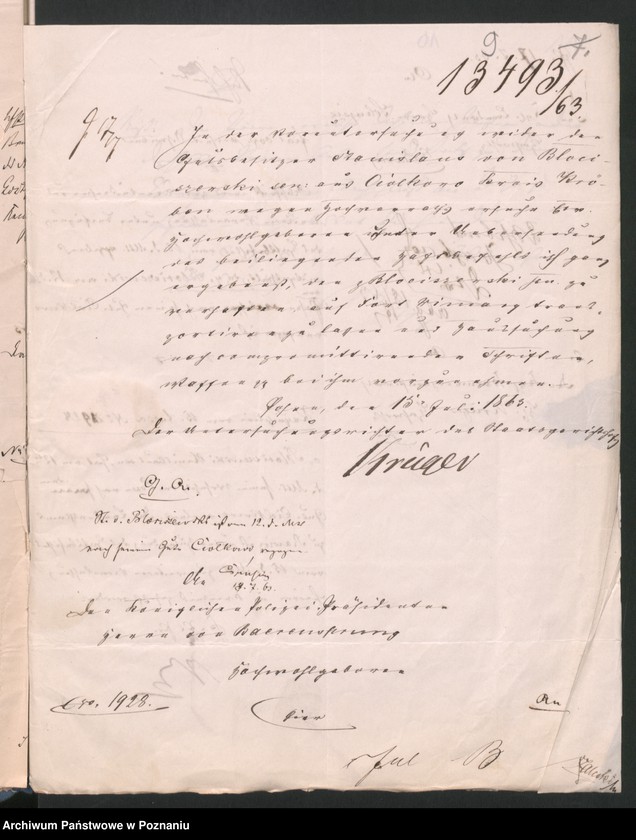 Obraz 12 z jednostki "A. betr. die Familie von Blociszewski /Stanislaus, Anton, Josef, Wladislaus/"