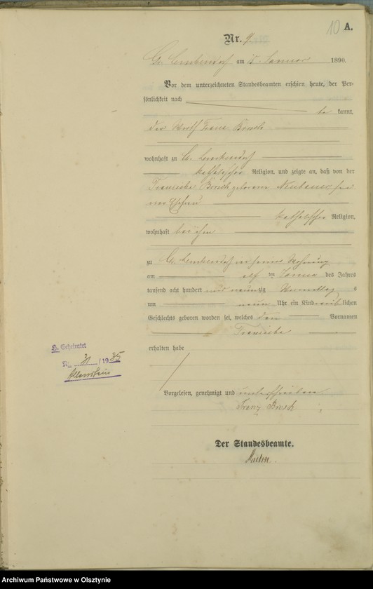 image.from.unit.number "Geburts-Haupt-Register Nr 1 - 127"