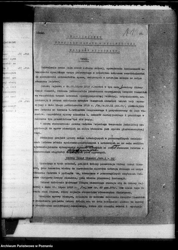 image.from.unit.number "Sprawy agrarnej reformy Główny Urząd Ziemski w Warszawie"