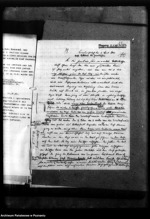 Obraz 14 z jednostki "Korespondencja w sprawie miejscowych Niemców, którzy zginęli w 1939 roku"