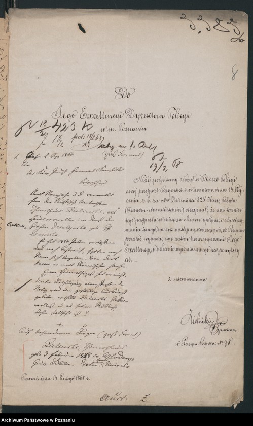 Obraz 12 z jednostki "A. betr. den polnischen Flüchtling Timotheus Zieliński"